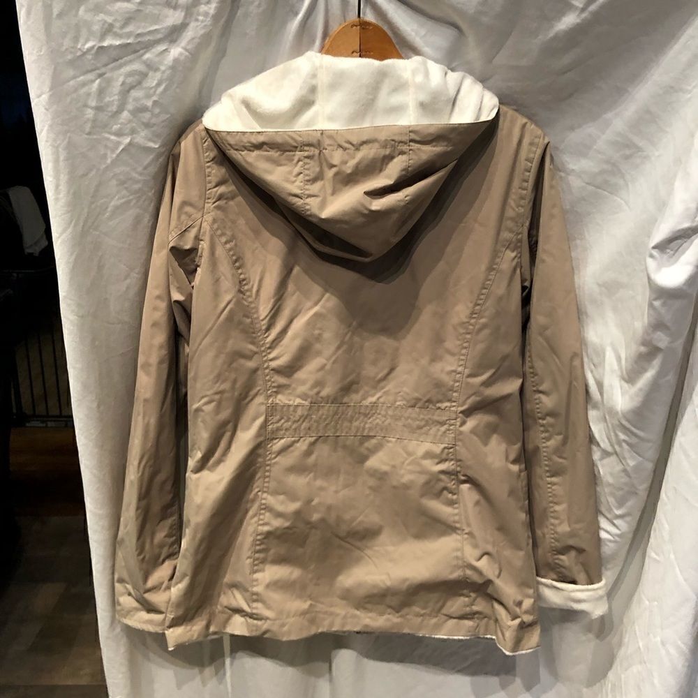 Free Country Reversible Jacket Tan/White Small - Picture 2 of 9